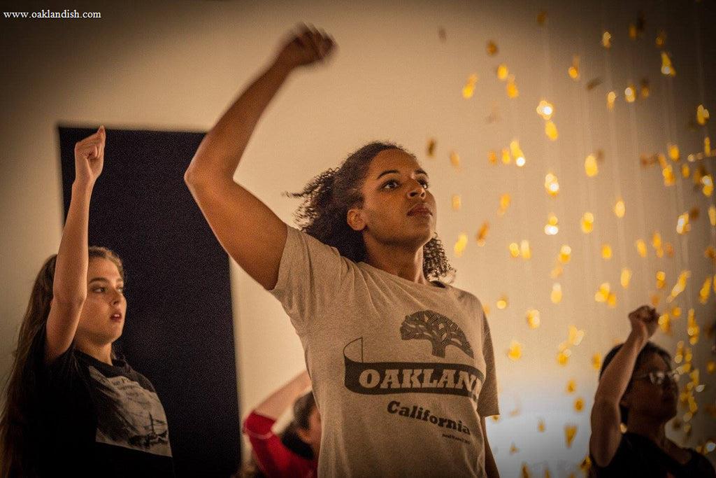 students dancing