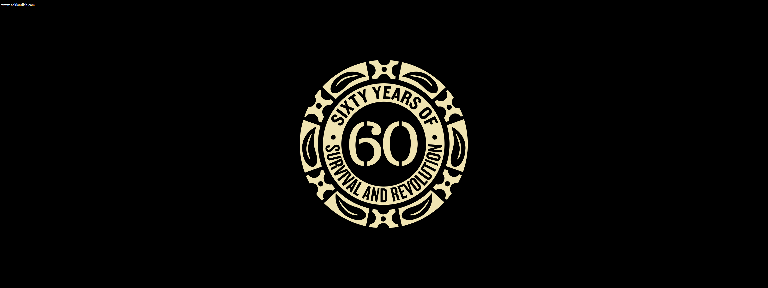 Black Panther Party Alumni Legacy Network logo in white on a black background, text reads Oakland EST. 1966 Black Panther Party Panther Power and includes a line drawing of a panther inside of a circle.
